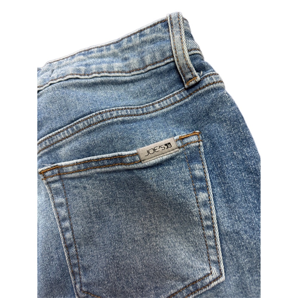 Joes Jeans Womens‎ Size 25 Flare Leg Distressed Frayed Hem Blue Denim Jeans - Picture 4 of 7